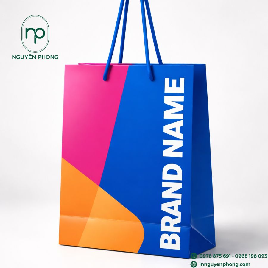 In túi giấy đựng bánh giá rẻ tại TPHCM